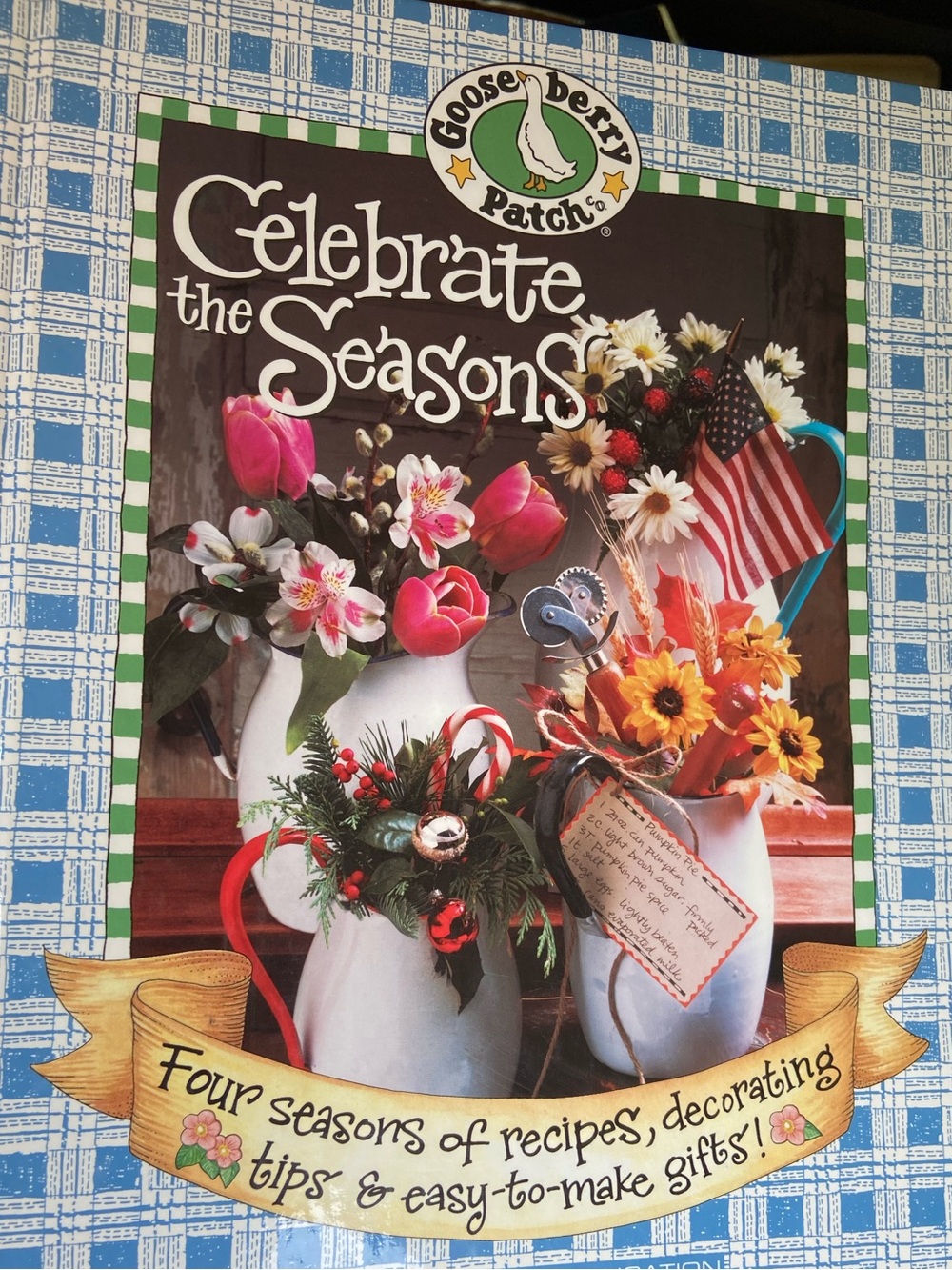 Gooseberry Patch Celebrate Seasons Cookbook crafts Summer Fall Winter Spring